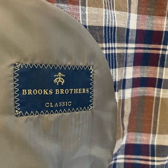 Brooks Brothers Multicolor Plaid Blazer - Picture 7 of 9